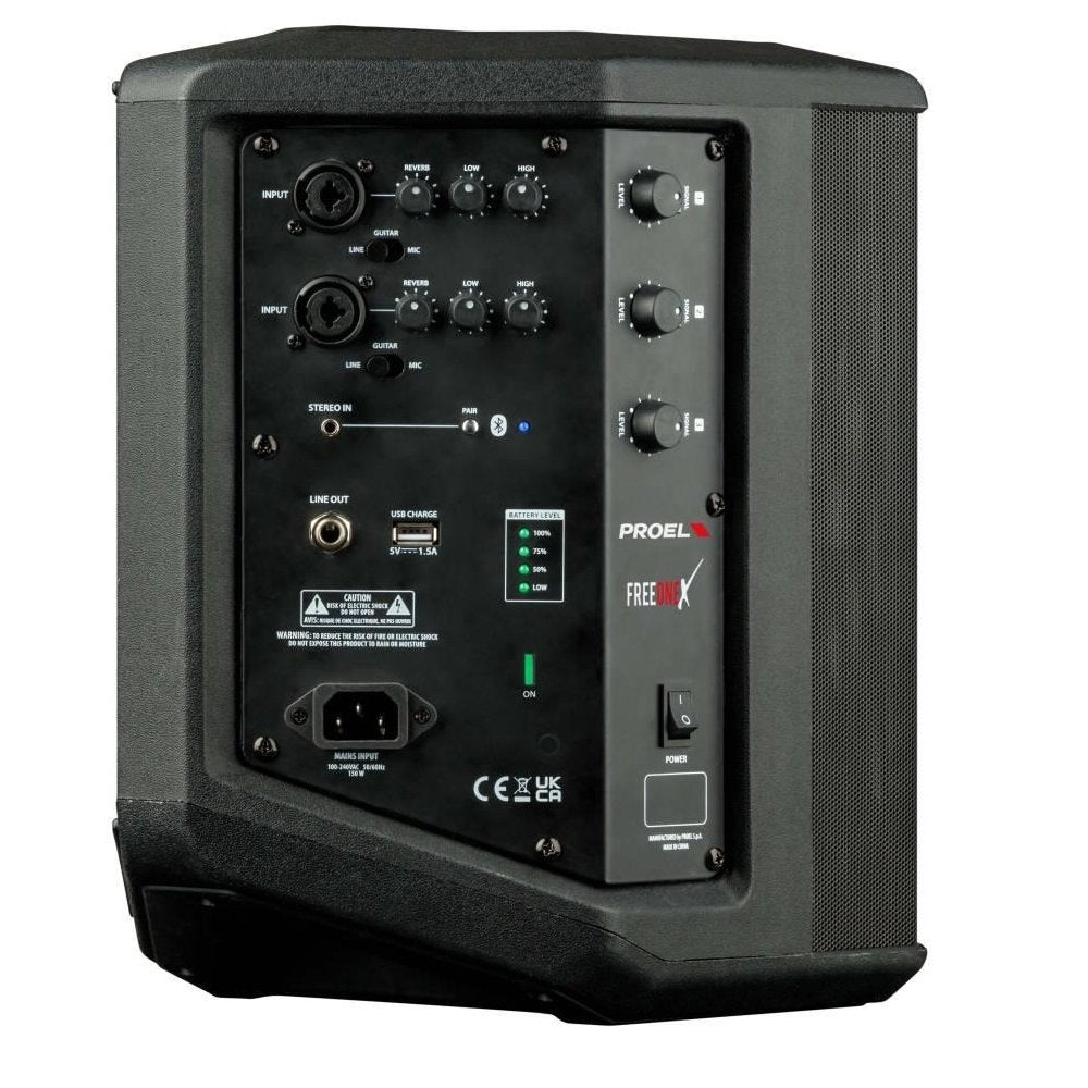 Proel FREEONEX Battery Portable PA System – DJ Supplies Sound and
