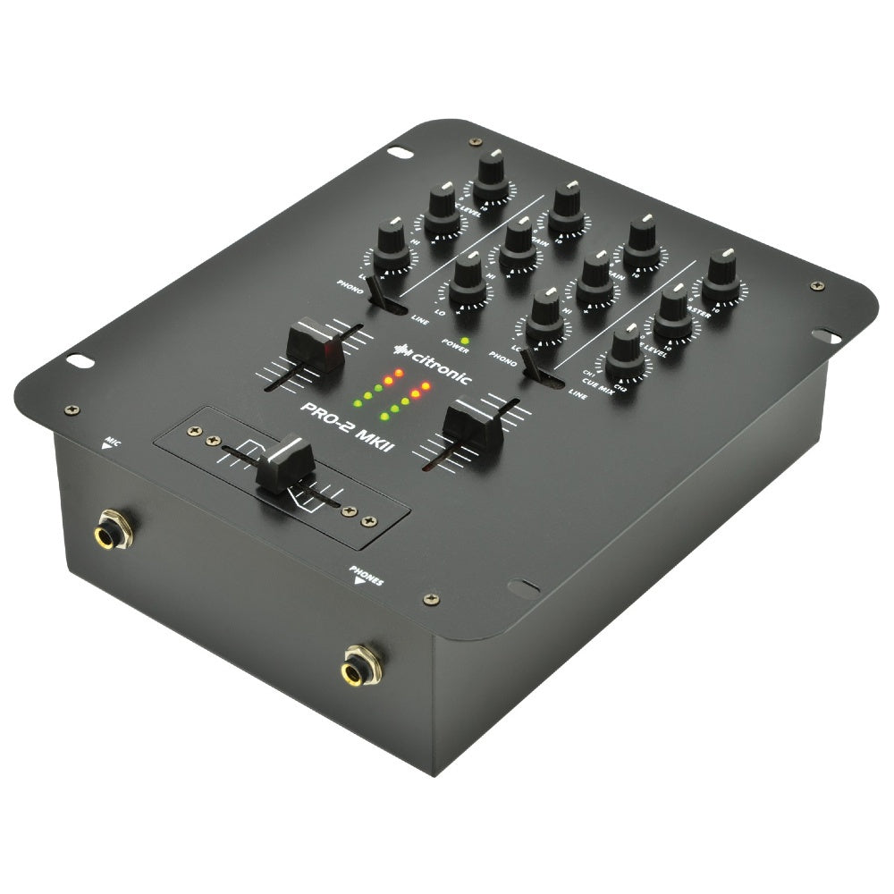 Citronic Pro 2 Mk2 | 2Ch DJ Mixer-Mixers-DJ Supplies Ltd