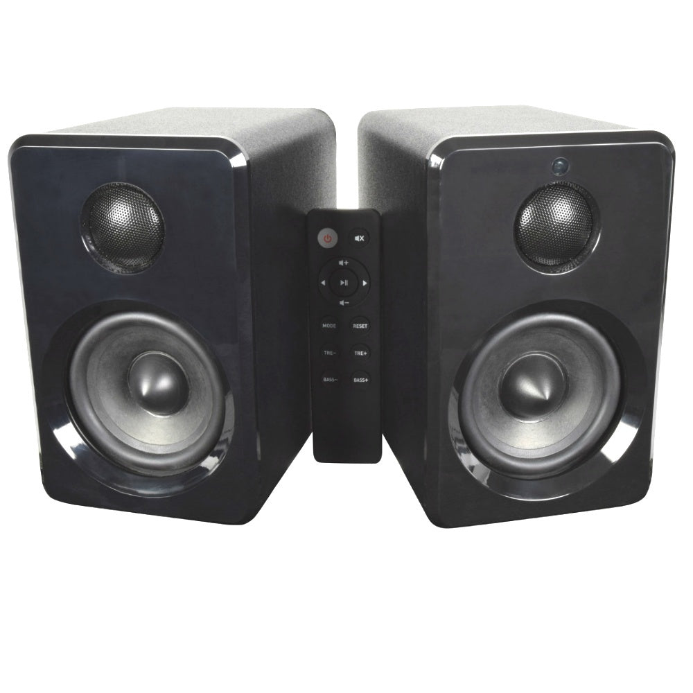 Bluetooth Active Monitor Speaker Set Black-Active Speakers-DJ Supplies Ltd