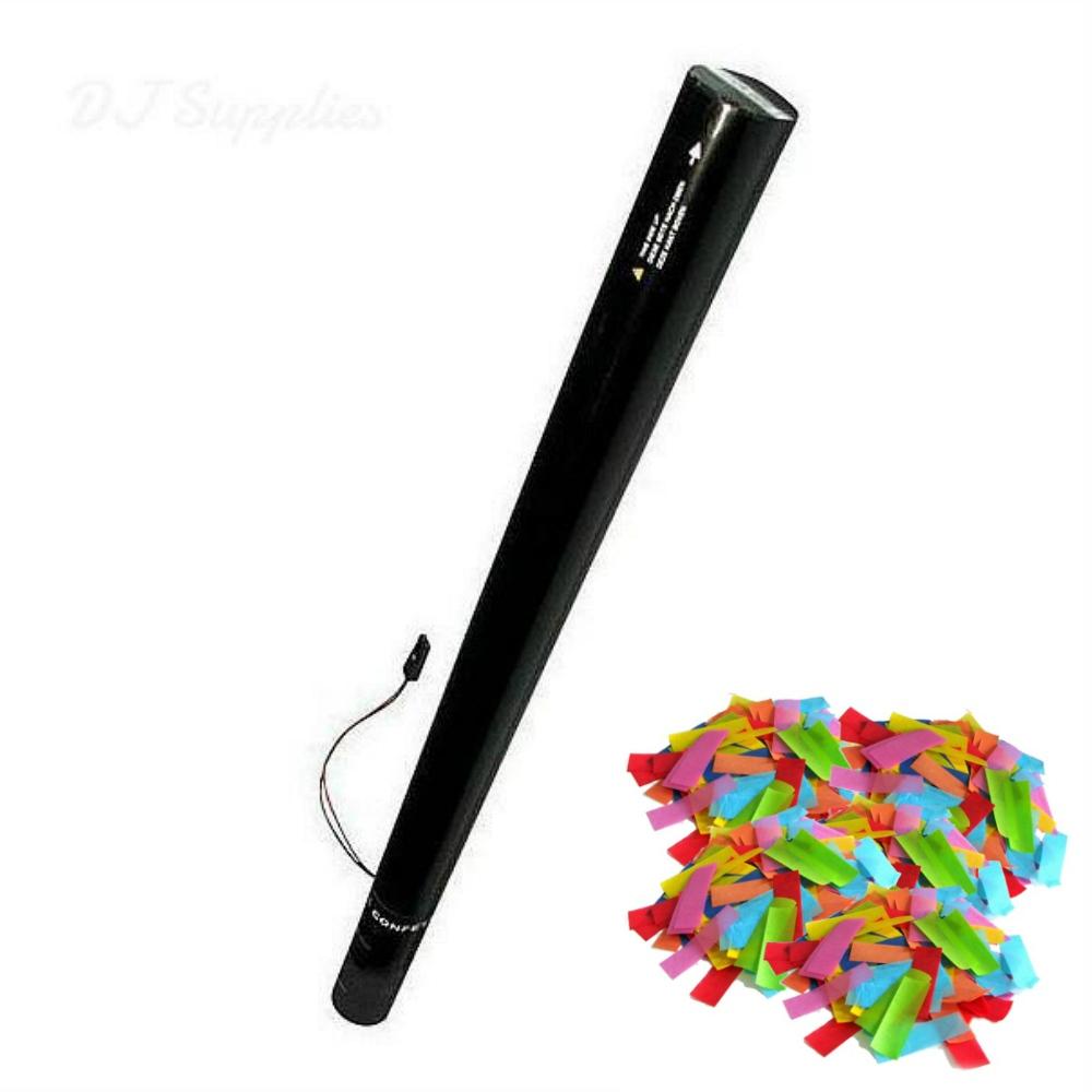 Electric Confetti Cannon 80cm Multicoloured-Special Effects-DJ Supplies Ltd