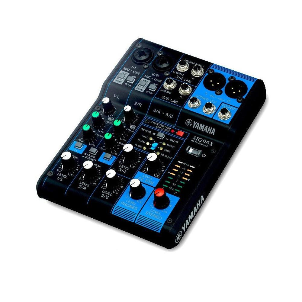 Yamaha MG06X 6Ch Mixer With Effects-Live Mixers-DJ Supplies Ltd