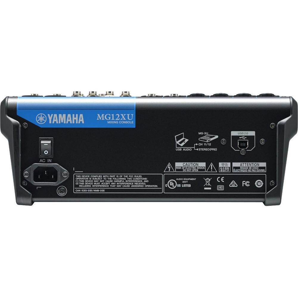 Yamaha MG12XU USB 12Ch Mixer With Effects – DJ Supplies Sound and