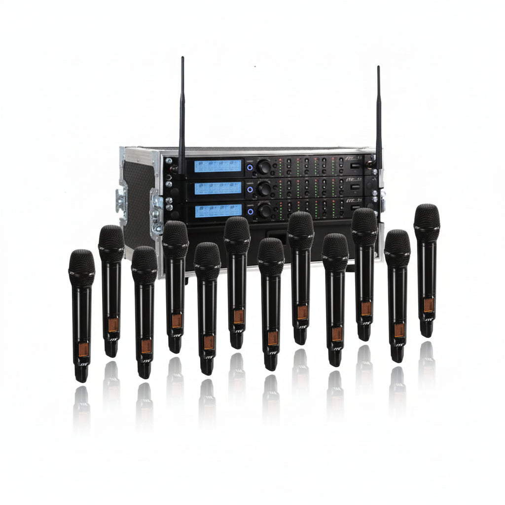 12 Way School Wireless Handheld Bundle JTS R4 System-JTS-DJ Supplies Ltd