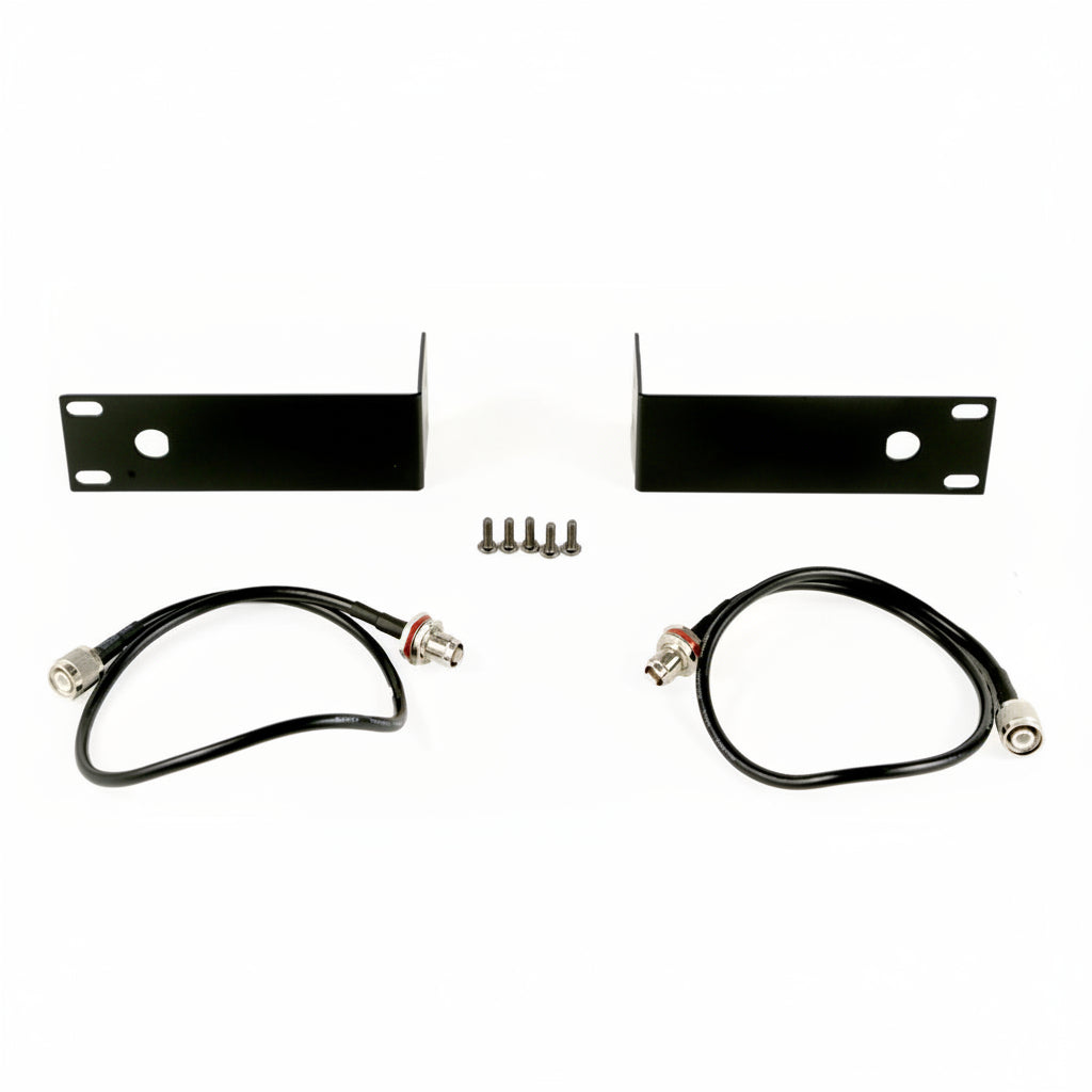 QWM RK 1960 S - 1U, 19" rack mount kit for 1x 1960 wireless receiver-Q-Audio Wireless Microphones-DJ Supplies Ltd