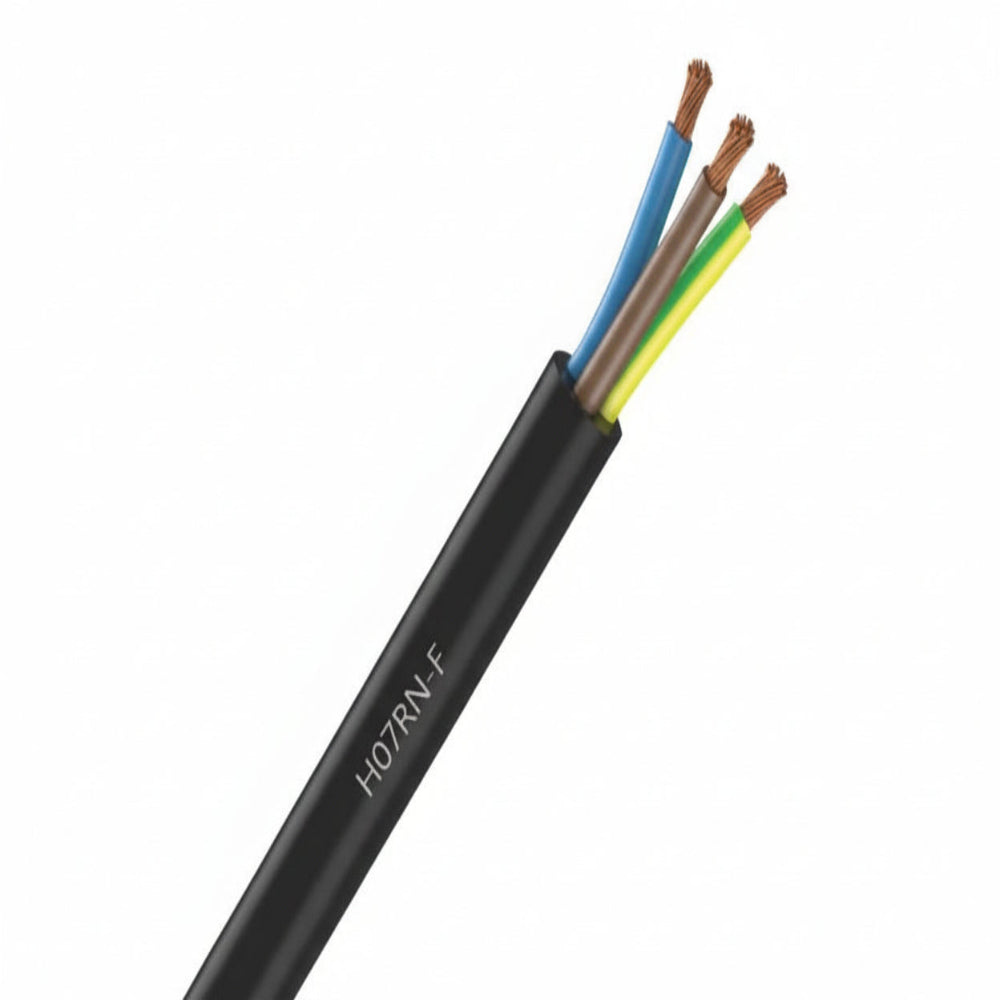 3 Core 4mm H07RN-F Rubber Cable Per M-Cable-DJ Supplies Ltd