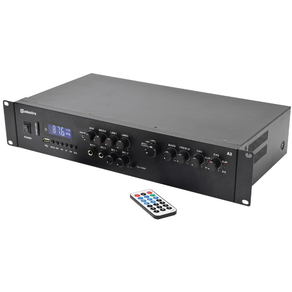 Adastra A2 Stereo PA Amplifier 2 x 200W-General-DJ Supplies Ltd