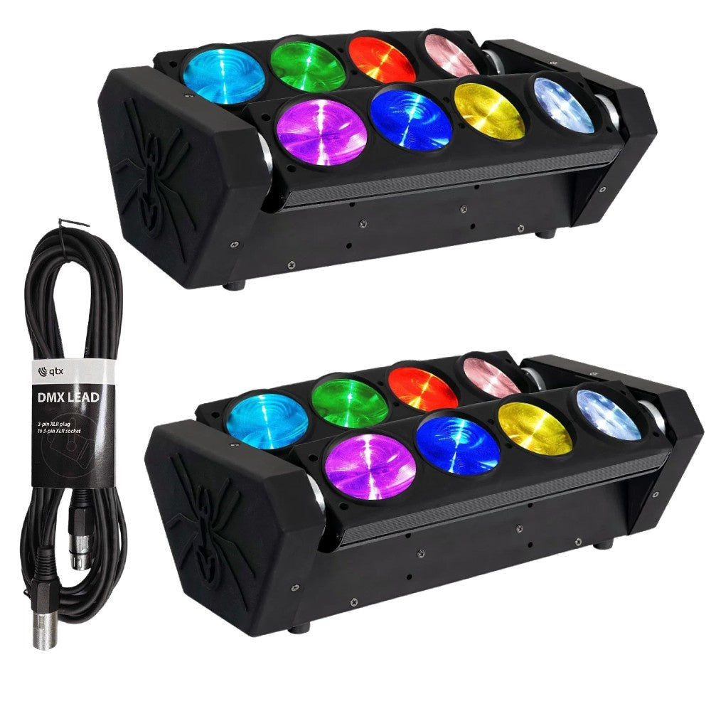 Equinox Butterfly Quad Mk2 Moving Beam Bundle