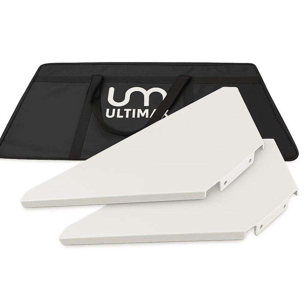 DJ Booth Corner White Shelf Kit With Bag