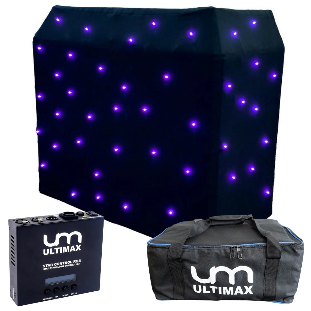 DJ Booth RGB LED Starcloth-Ultimax-DJ Supplies Ltd
