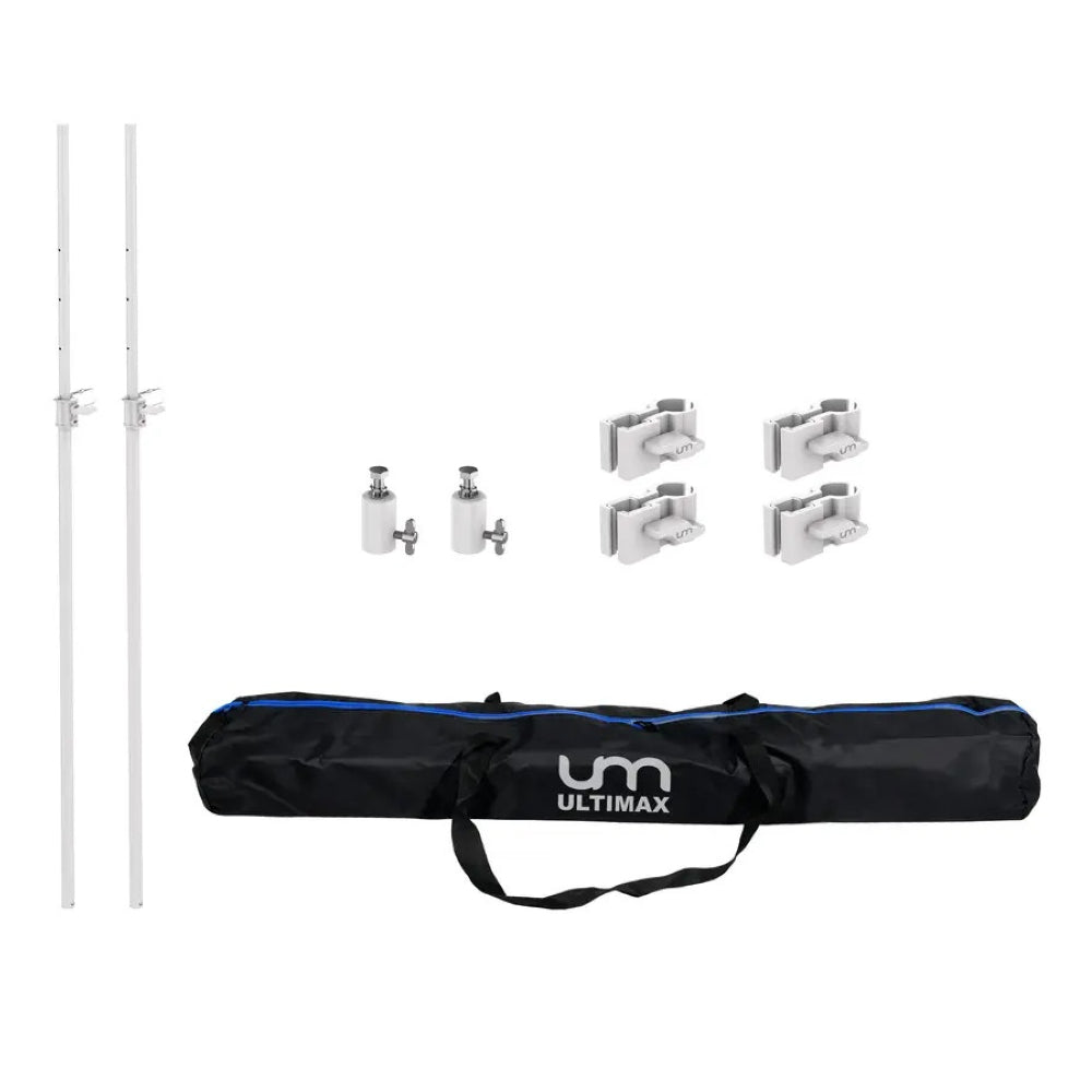 DJ Booth Upright Lighting Pole Kit | DJBoothLP MKII-Ultimax-DJ Supplies Ltd
