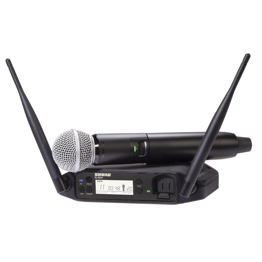 Shure GLXD24+ SM58 Digital Wireless Microphone-Wireless Microphones-DJ Supplies Ltd