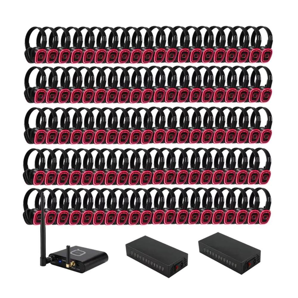 QSD3-100W - Silent Disco 100 way kit including Bluetooth transmitter and charger