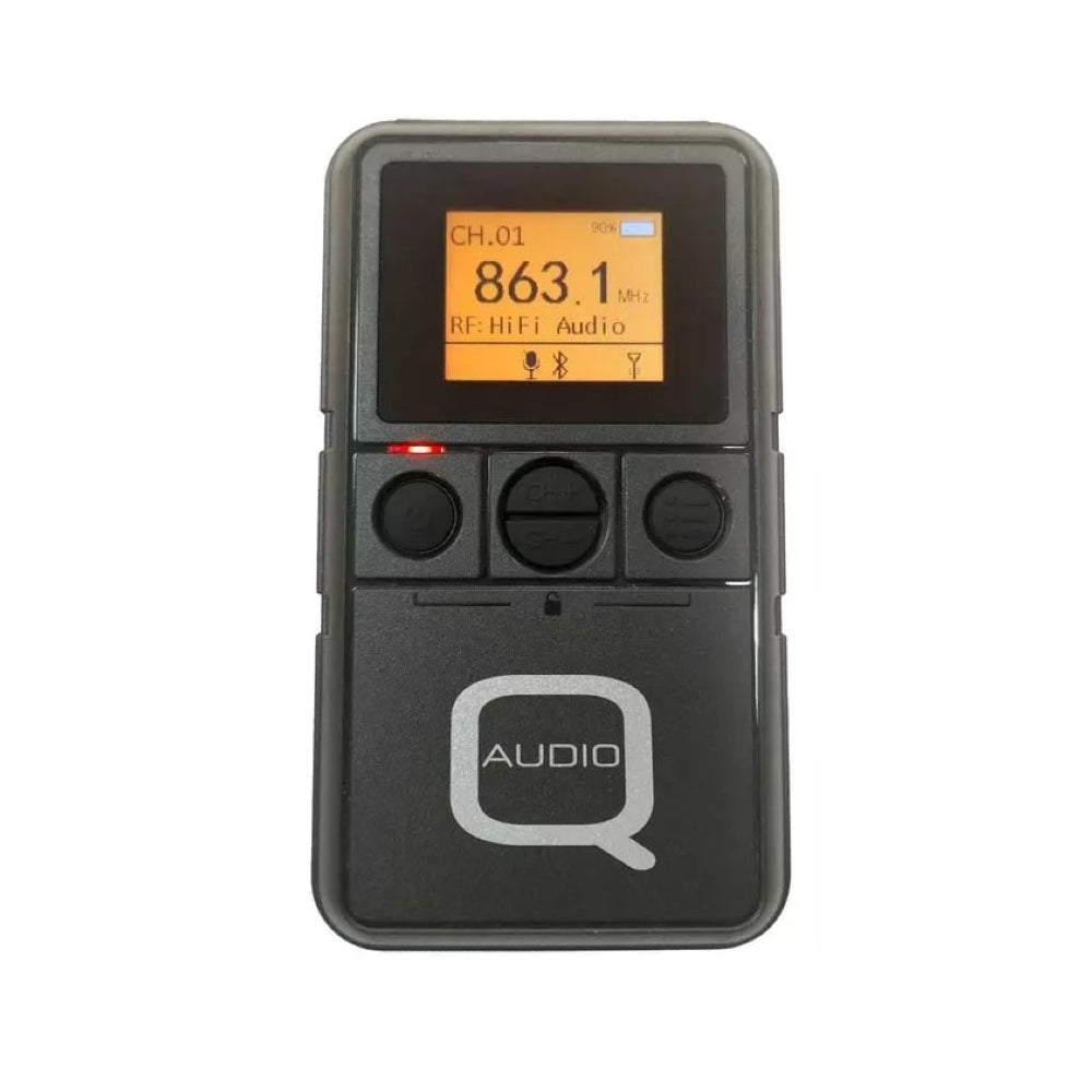 QSD3PROBTX - Silent Disco Bluetooth Portable Transmitter - 3 Selectable Channels - Licence Free CH70