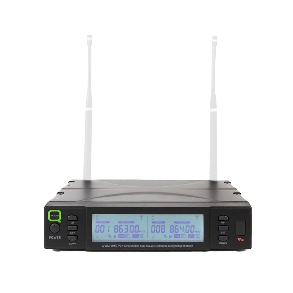 QWM1960v2 Replacement Receiver-Q-Audio Wireless Microphones-DJ Supplies Ltd