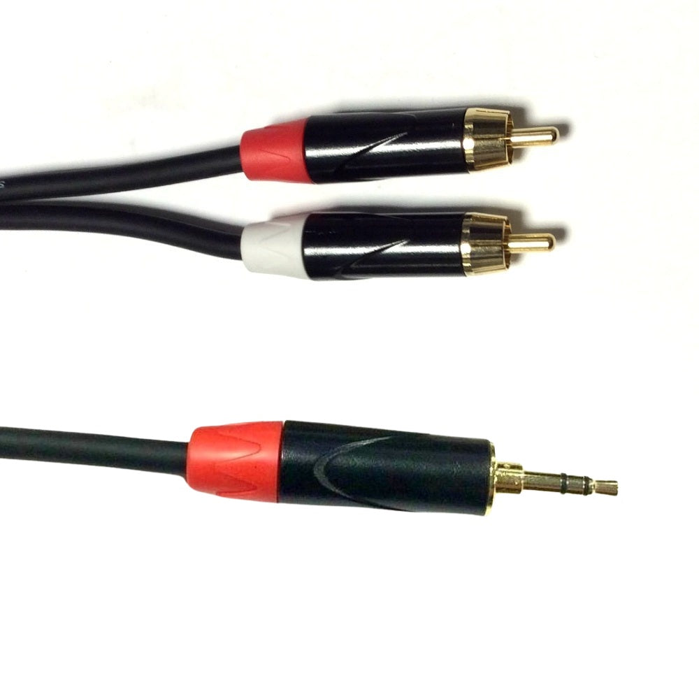 StageCore 3.5mm To 2x RCA Lead-Signal Leads-DJ Supplies Ltd