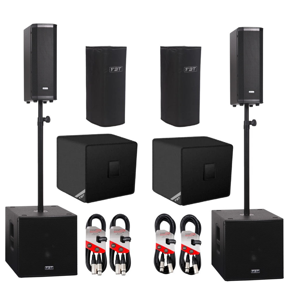 FBT VN2000 Black PA System VENTIS 206A + SUBLINE 112SA-DJ Supplies Ltd