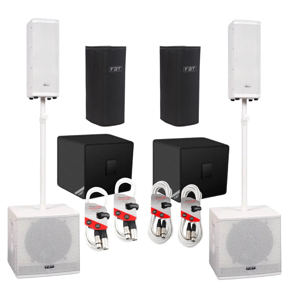 FBT VN2000 White PA System VENTIS 206A + SUBLINE 112SA