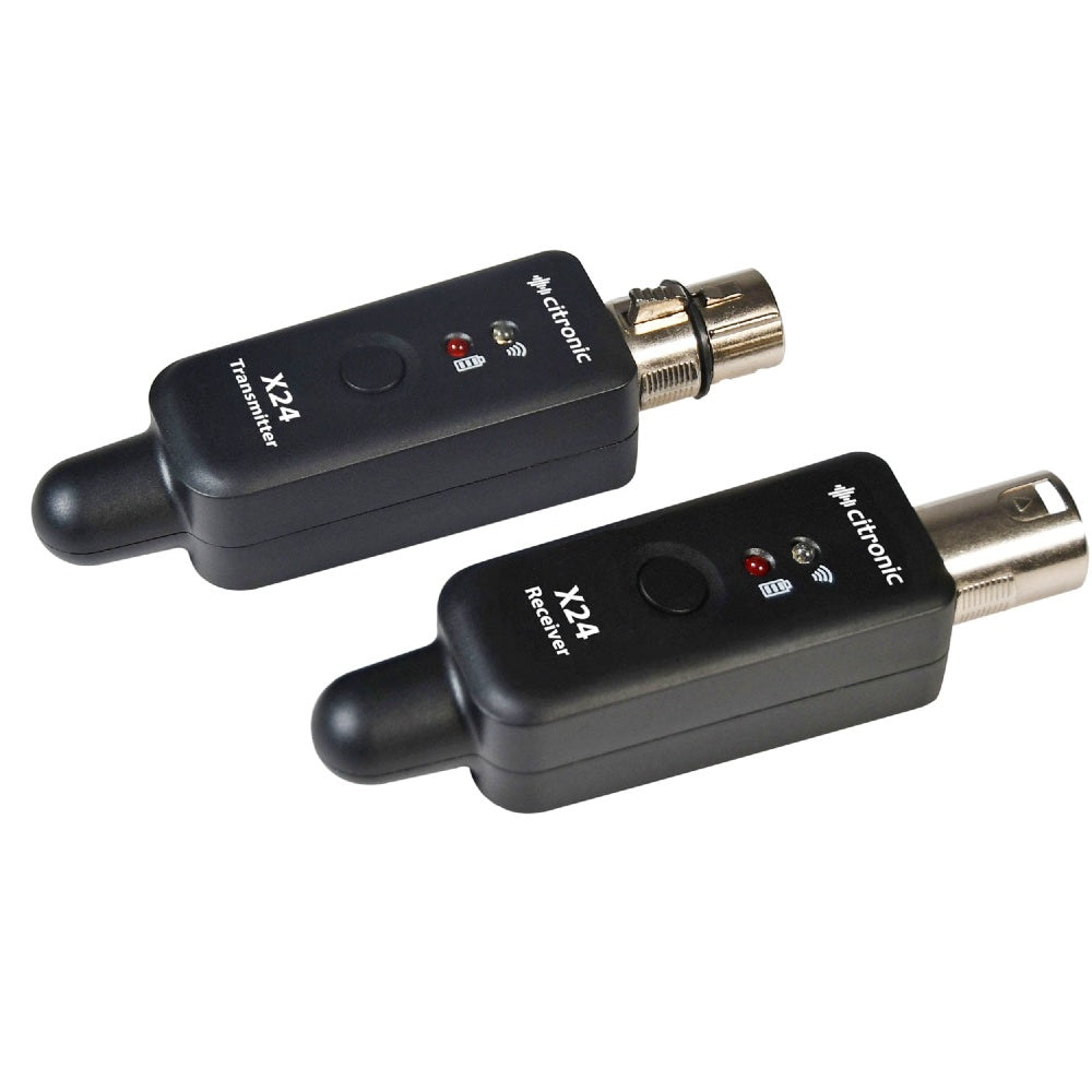 Citronic X24 Plug-in 2.4GHz Wireless Set-Wireless Microphones-DJ Supplies Ltd