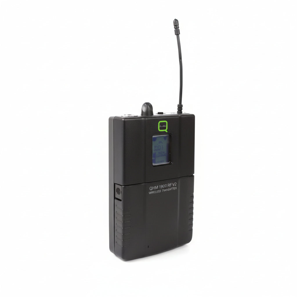 QWM 1960 TB V2 - UHF Bodypack Transmitter (SJ Connection)-Q-Audio Wireless Microphones-DJ Supplies Ltd