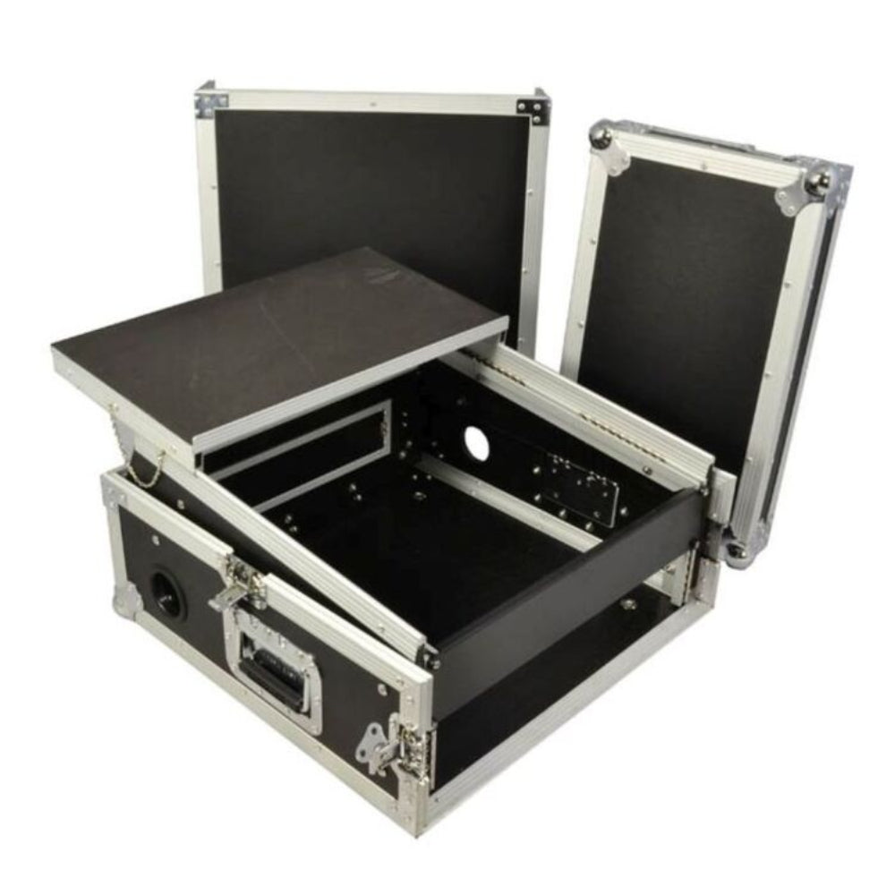 10U x 2U Mixer Case With Sliding Laptop Shelf-COBRA-DJ Supplies Ltd