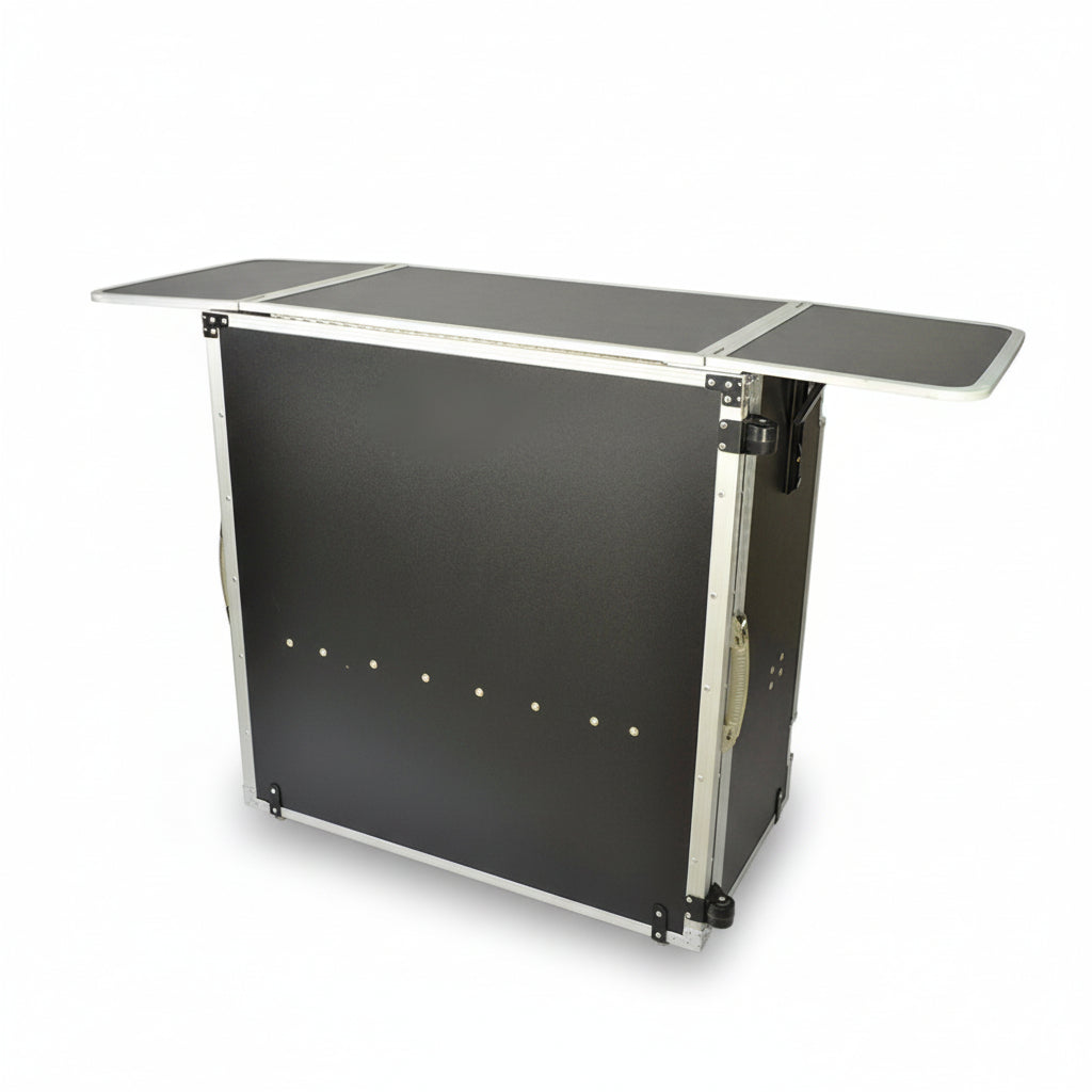 FLAT-T Foldable Flight Case DJ Table Workstation-COBRA-DJ Supplies Ltd