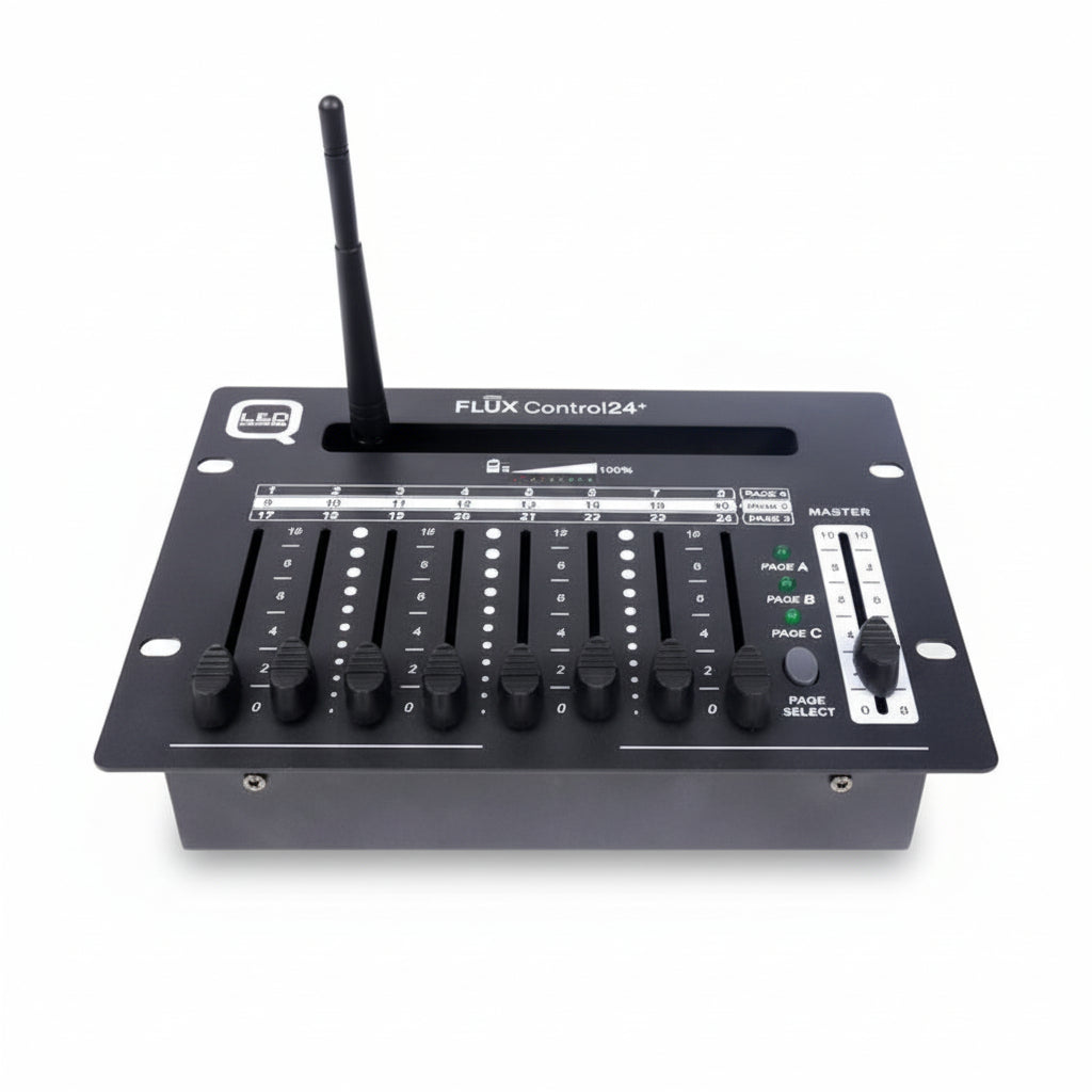 Q-LED Flux Control24+ Wireless DMX Uplighter Controller-Q-LED Lighting-DJ Supplies Ltd