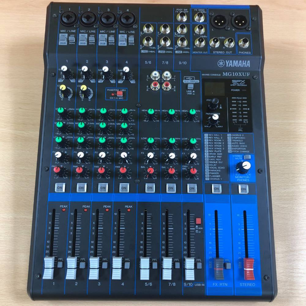 Yamaha MG10XUF USB Mixer With Effects | Used-Live Mixers-DJ Supplies Ltd