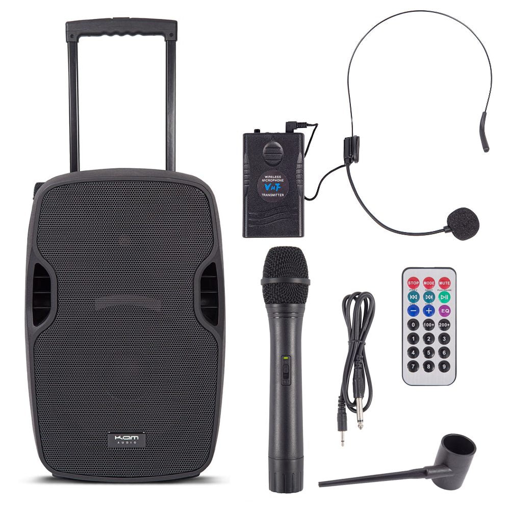 KAM RZ12AP Portable Battery Bluetooth Speaker-Active Speakers-DJ Supplies Ltd