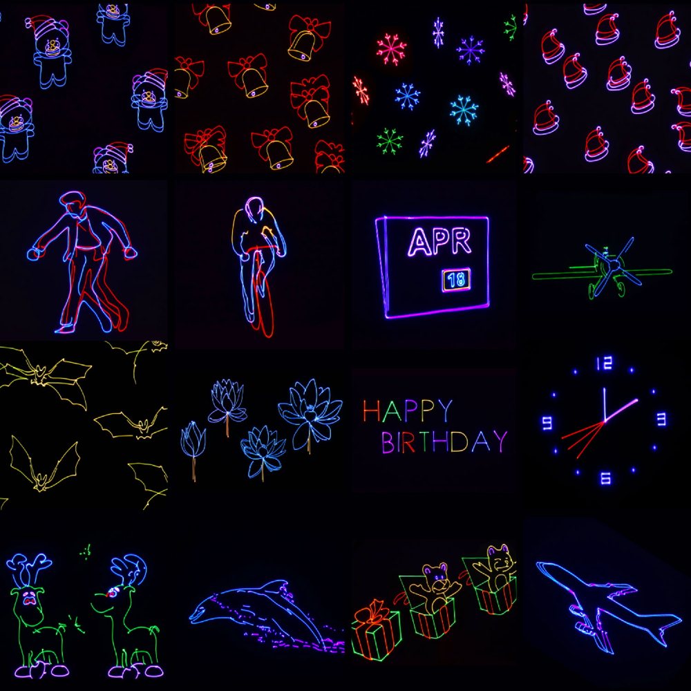 Citronic Animate Smart 1600mW RGB Bluetooth Laser DJ Supplies Sound