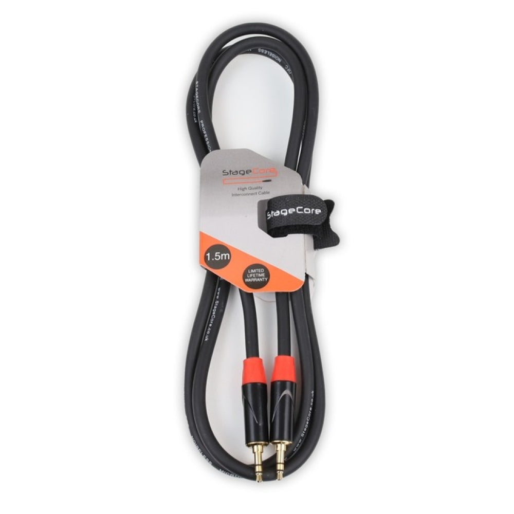 3.5mm Stereo Jack to Jack Aux Lead – DJ Supplies Sound and Lighting Ltd