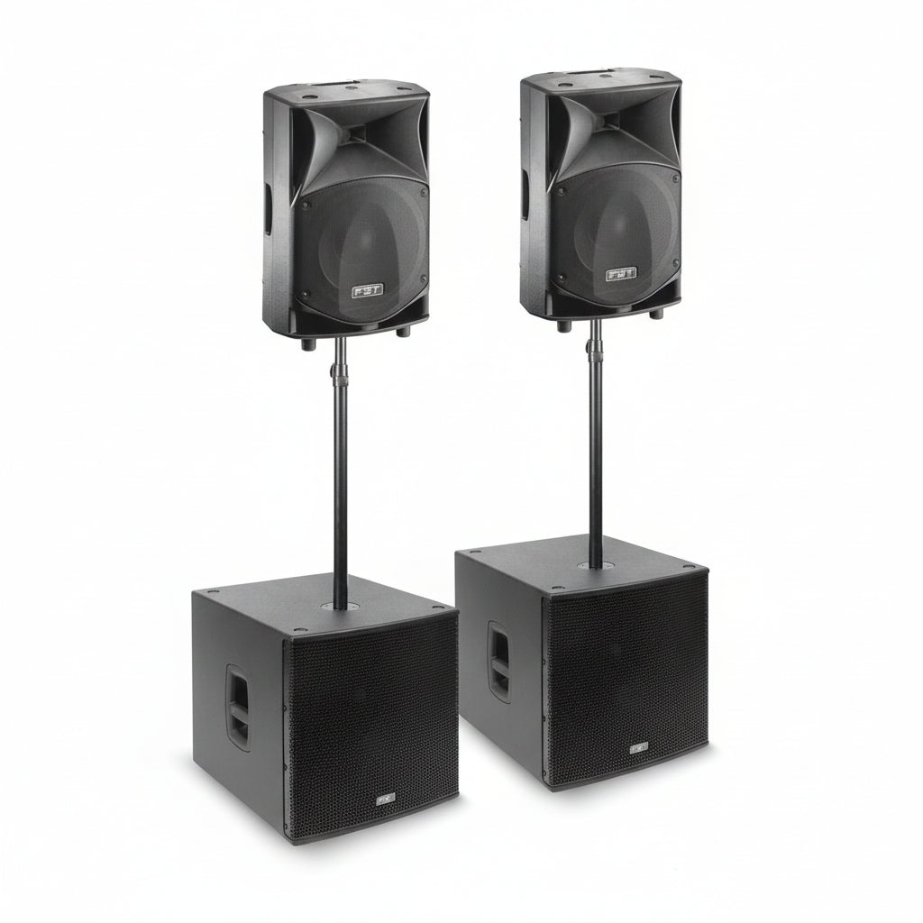 FBT JM4000 PA System JMaxX 114A + Subline 118SA-FBT Portable Sound-DJ Supplies Ltd