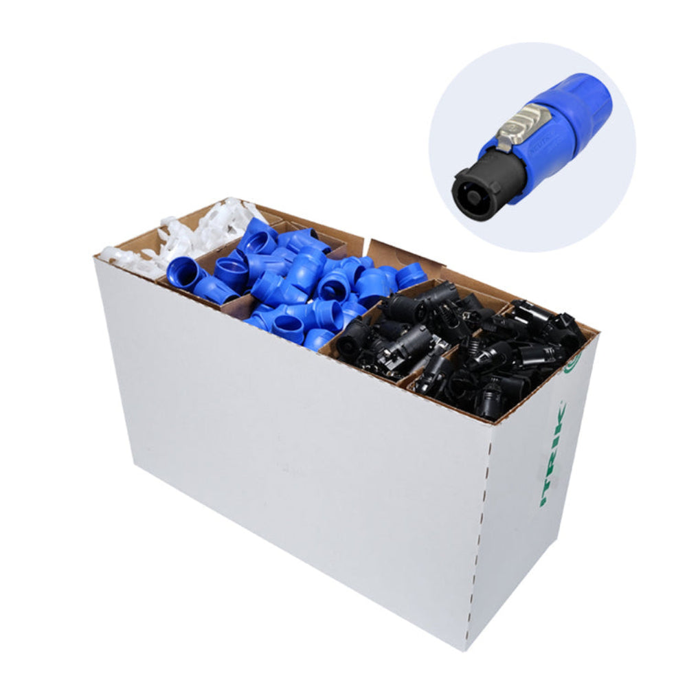 Box 100 NAC3FCA-1-D Neutrik Powercon Plugs-Neutrik-DJ Supplies Ltd