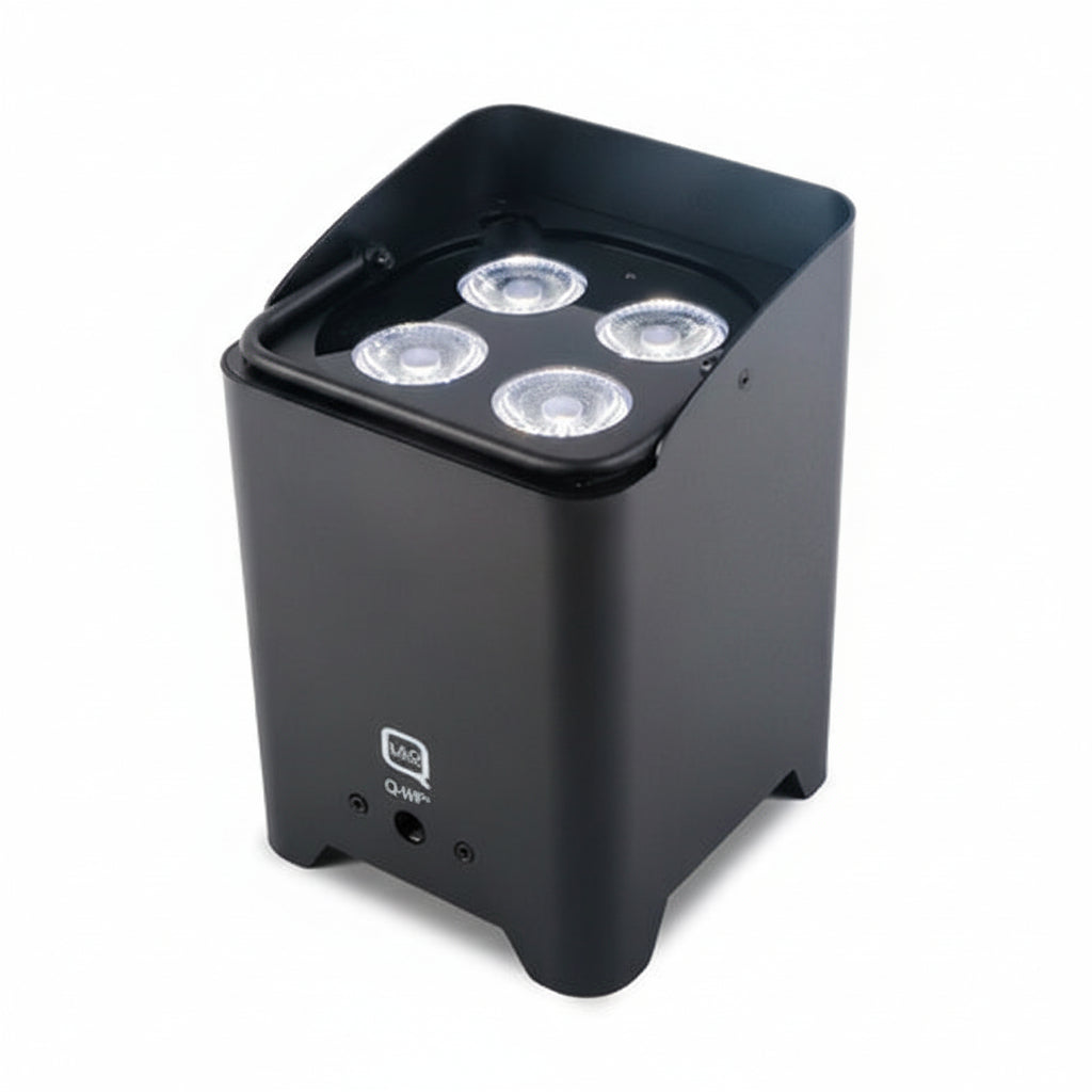 Weatherproof Battery Uplighter Flux Q4IP+ (RGBW)-Q-LED Lighting-DJ Supplies Ltd