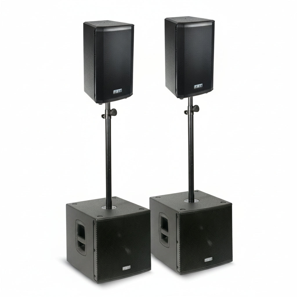 FBT VN1000 PA System VENTIS 108A + SUBline 112SA-FBT Portable Sound-DJ Supplies Ltd
