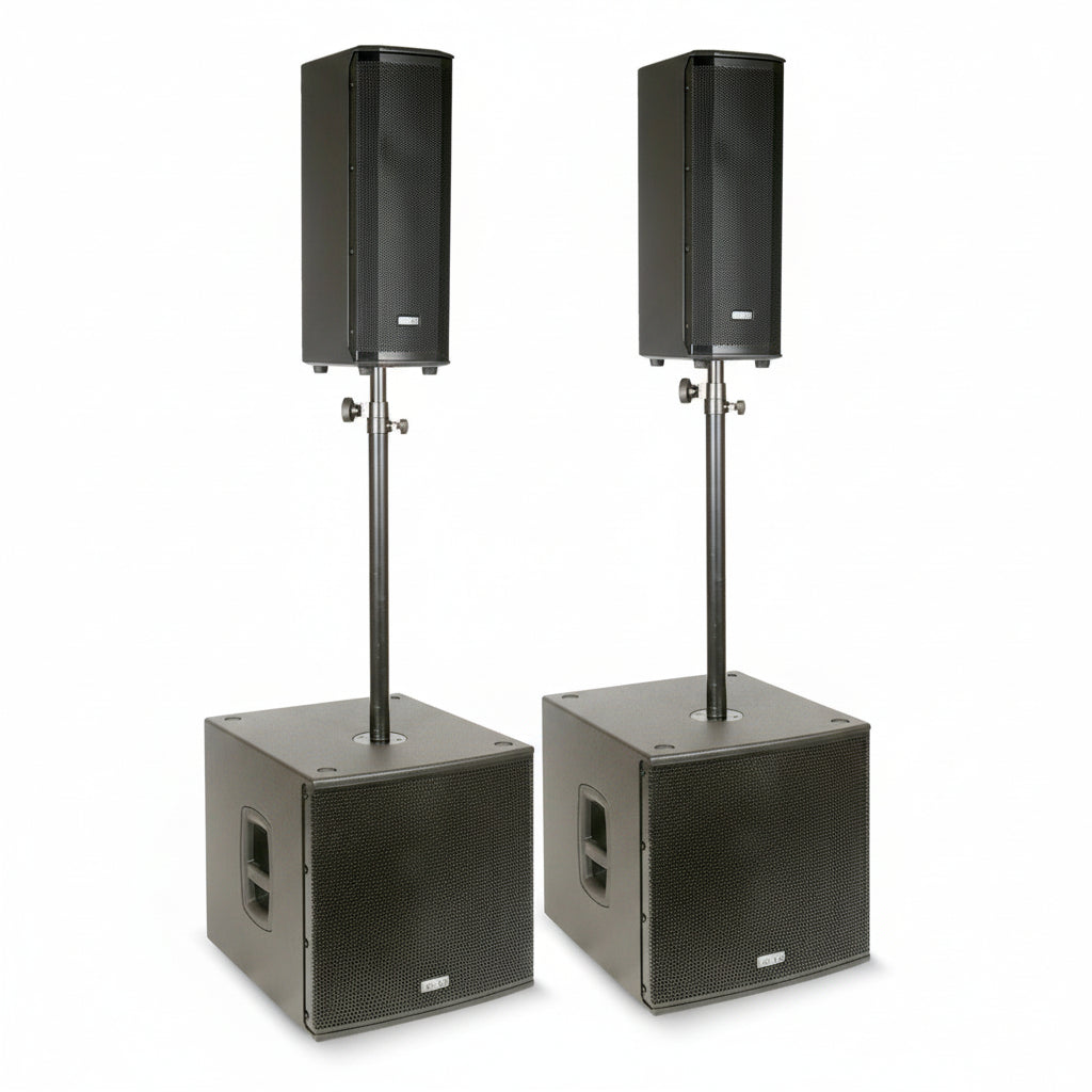 FBT VN2500 PA System VENTIS 206A + SUBline 115SA-FBT Portable Sound-DJ Supplies Ltd