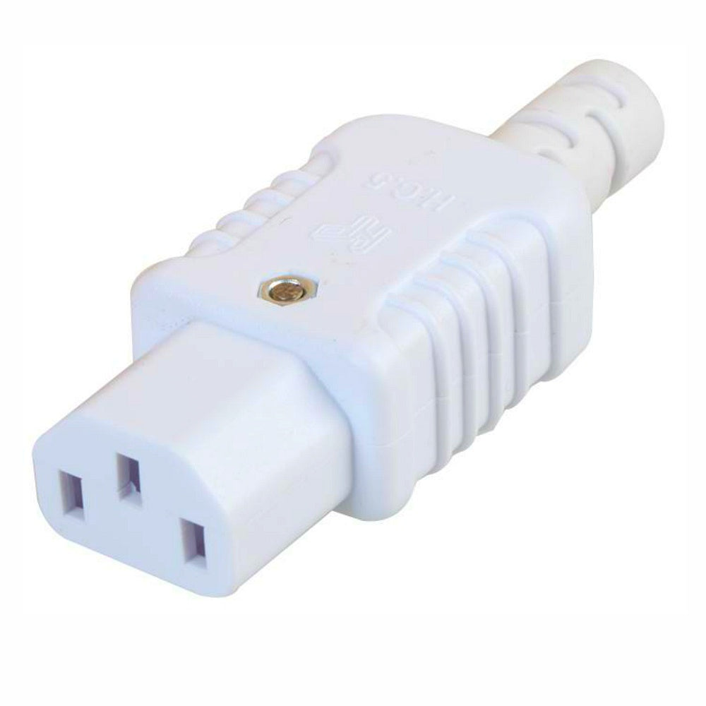 Heavy Duty White IEC Female Socket-Connectors-DJ Supplies Ltd