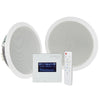 Adastra Bluetooth Ceiling Speaker Set with WA215 Wall Controller-Lighting-DJ Supplies Ltd