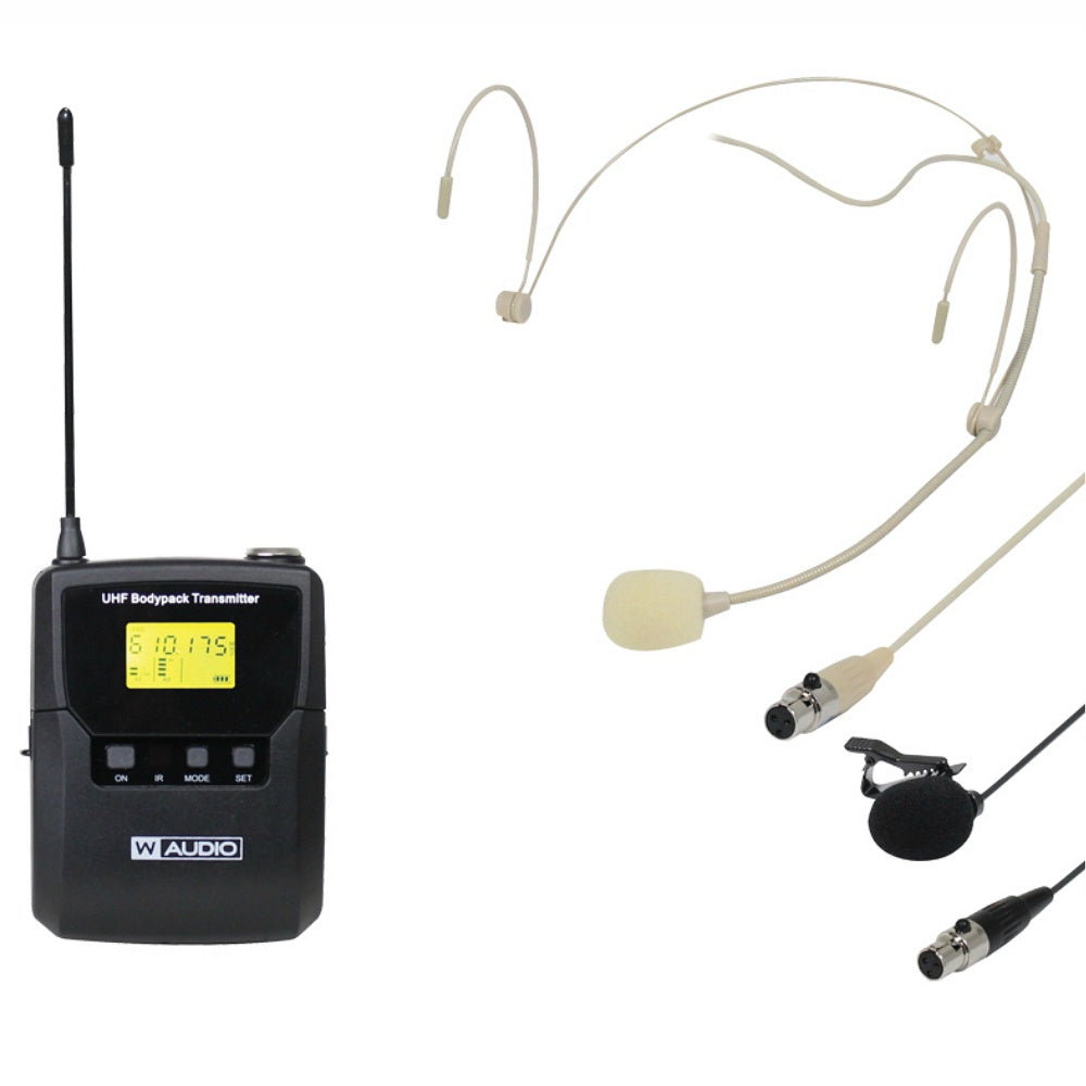 W Audio DQM 600BP Add On Belt Pack Kit-Wireless Microphones-DJ Supplies Ltd