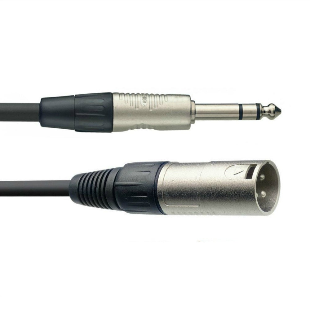 6.35mm Stereo Jack to Male XLR Balanced Lead-Signal Leads-DJ Supplies Ltd