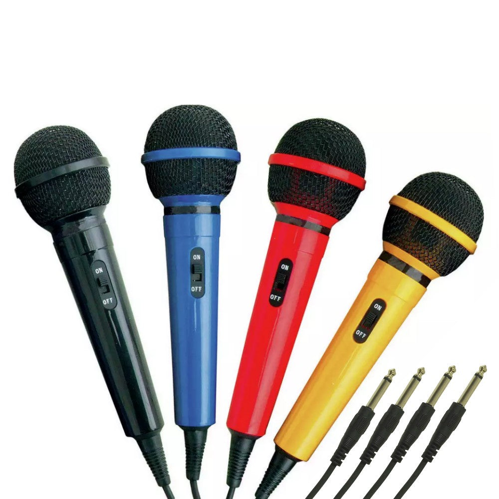 Coloured Karaoke Microphone-Microphones-DJ Supplies Ltd
