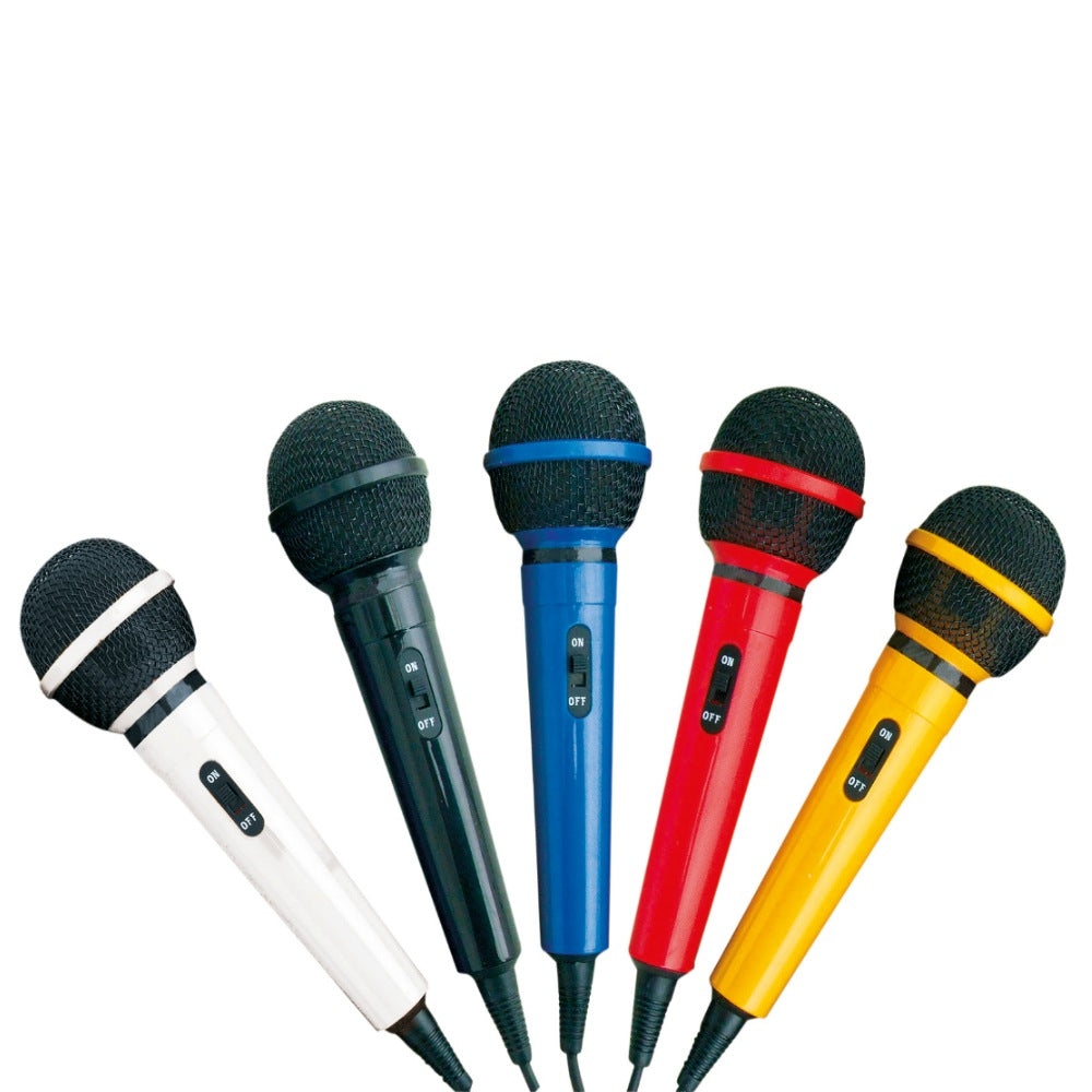 Coloured Microphone Box Set of 5-Microphones-DJ Supplies Ltd