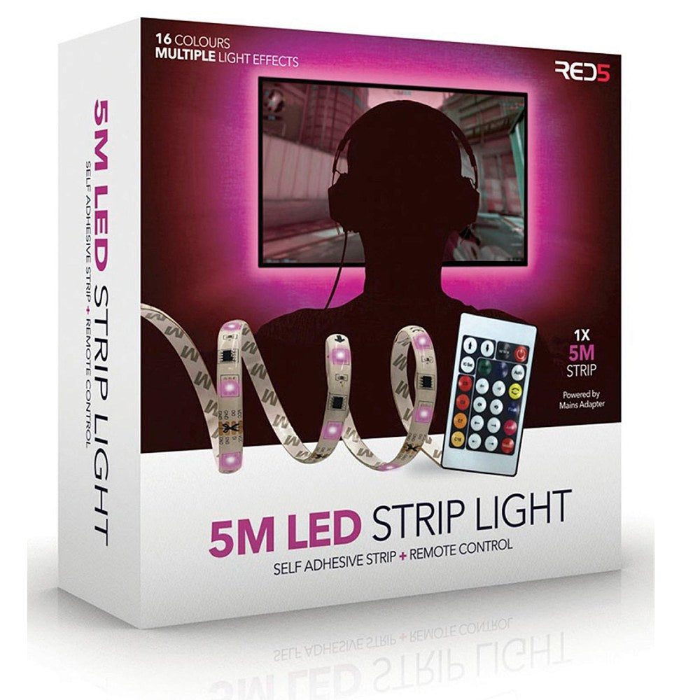 5M Multicoloured LED Tape with Remote Control-Accessories-DJ Supplies Ltd