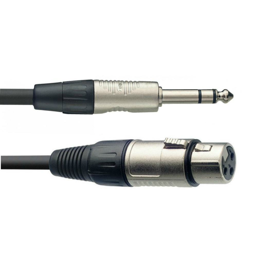 Stagecore 6.35mm Stereo Jack to Female XLR Balanced Lead-Signal Leads-DJ Supplies Ltd