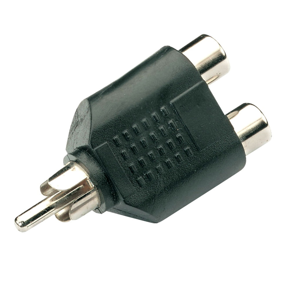 RCA Plug to 2x RCA Socket Splitter-Connectors-DJ Supplies Ltd