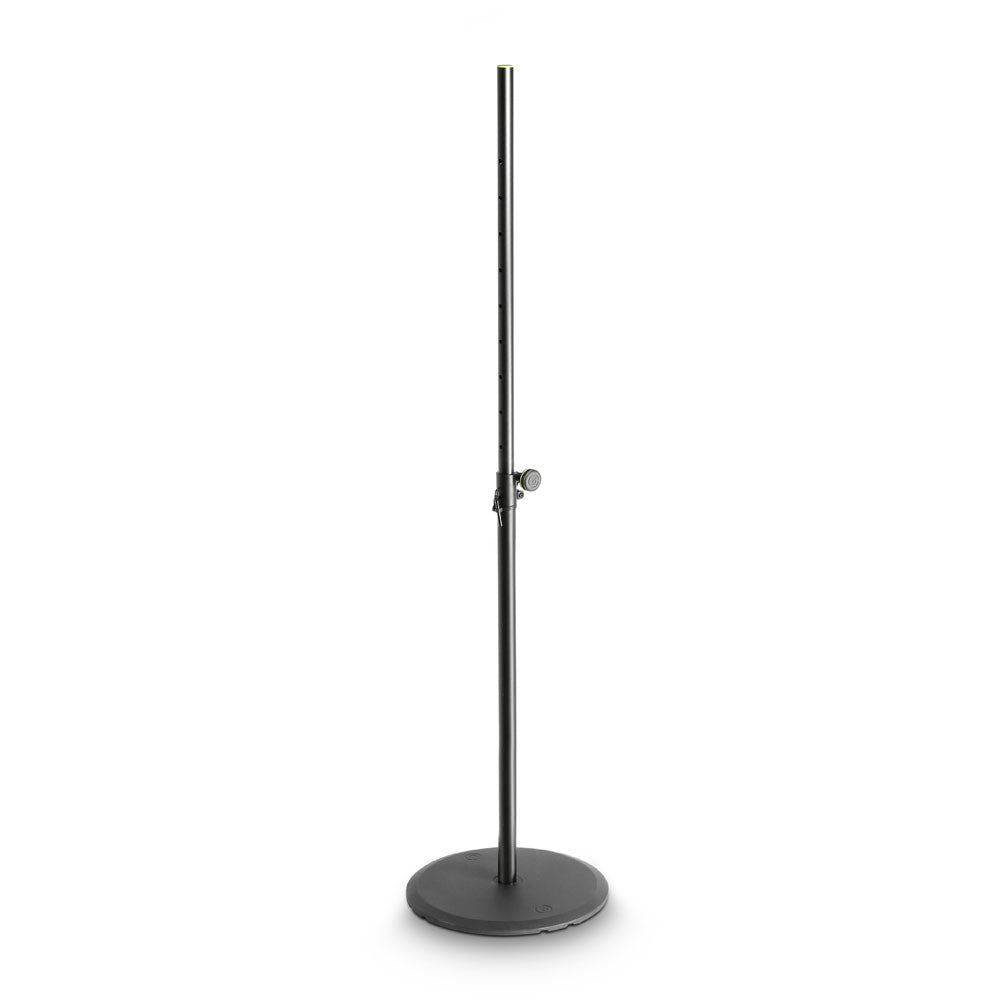 Gravity Cast Round Base Black Speaker Stand GSSPWBSET1-Lighting Stands-DJ Supplies Ltd