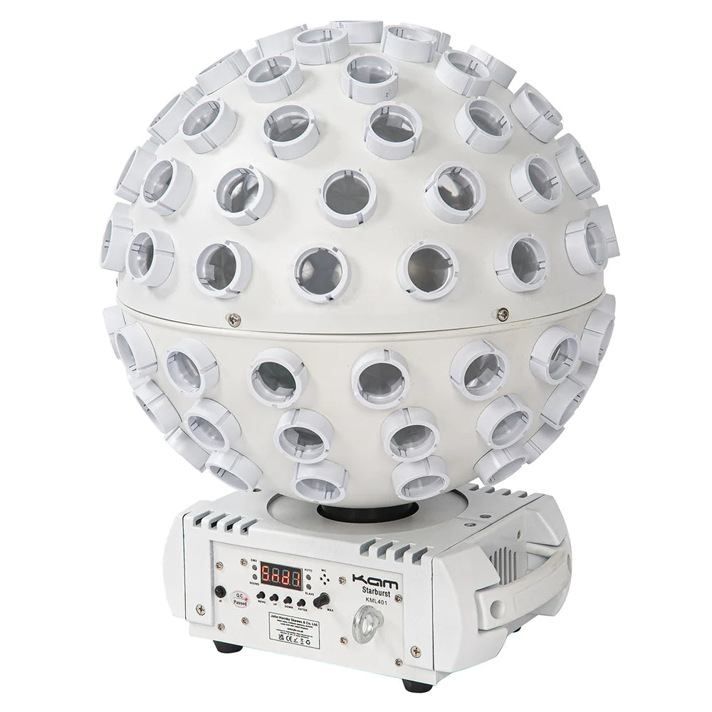 KAM Starburst Stratosphere Ghost 18w Mirror Ball Effect Mk2-Lighting-DJ Supplies Ltd