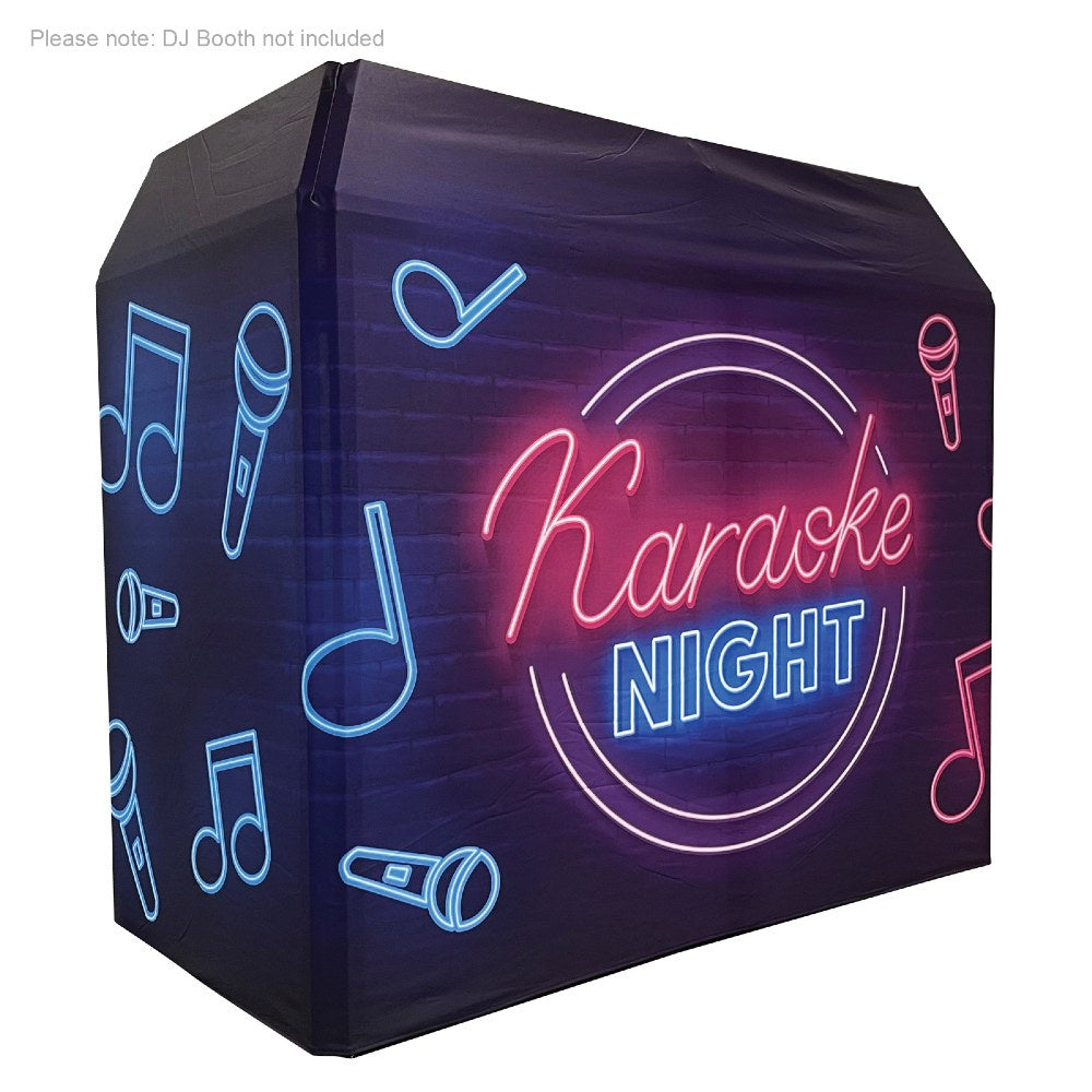 Equinox DJ Booth Karaoke Night Lycra Scrim-Stand Accessories-DJ Supplies Ltd