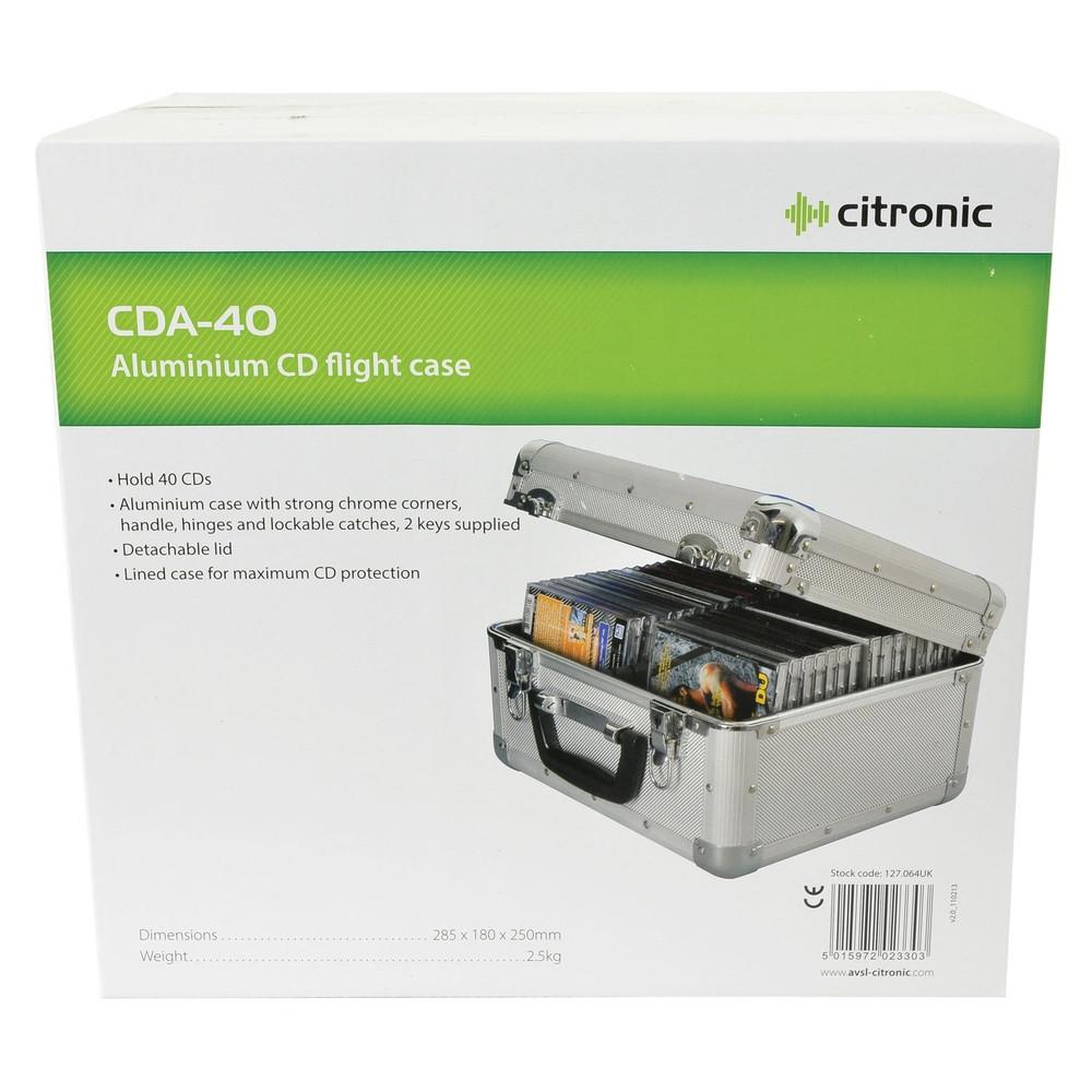 Aluminium 40 CD Flight Case – DJ Supplies Sound and Lighting Ltd