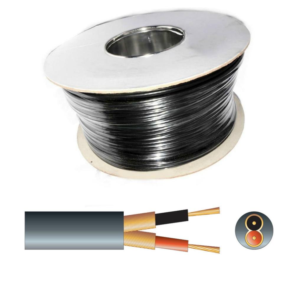 AVSL Black Microphone Cable 100m-Cable-DJ Supplies Ltd