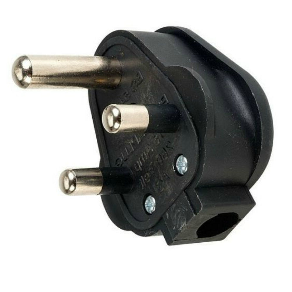 Black 15A Plug Top-Connectors-DJ Supplies Ltd